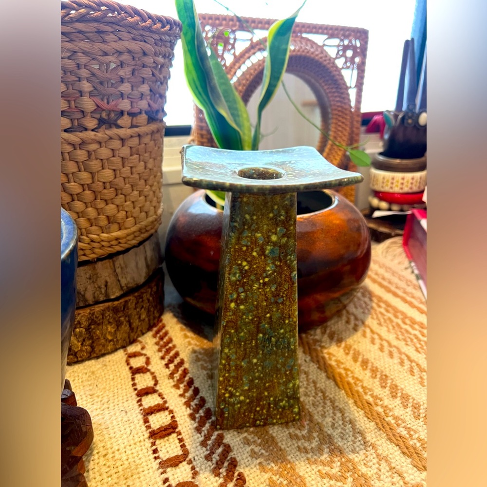 Mid Century Candle Holder
